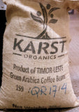 Timor-Leste Hand Picked Natural Whole Coffee Beans Medium Dark Roasted Coffee