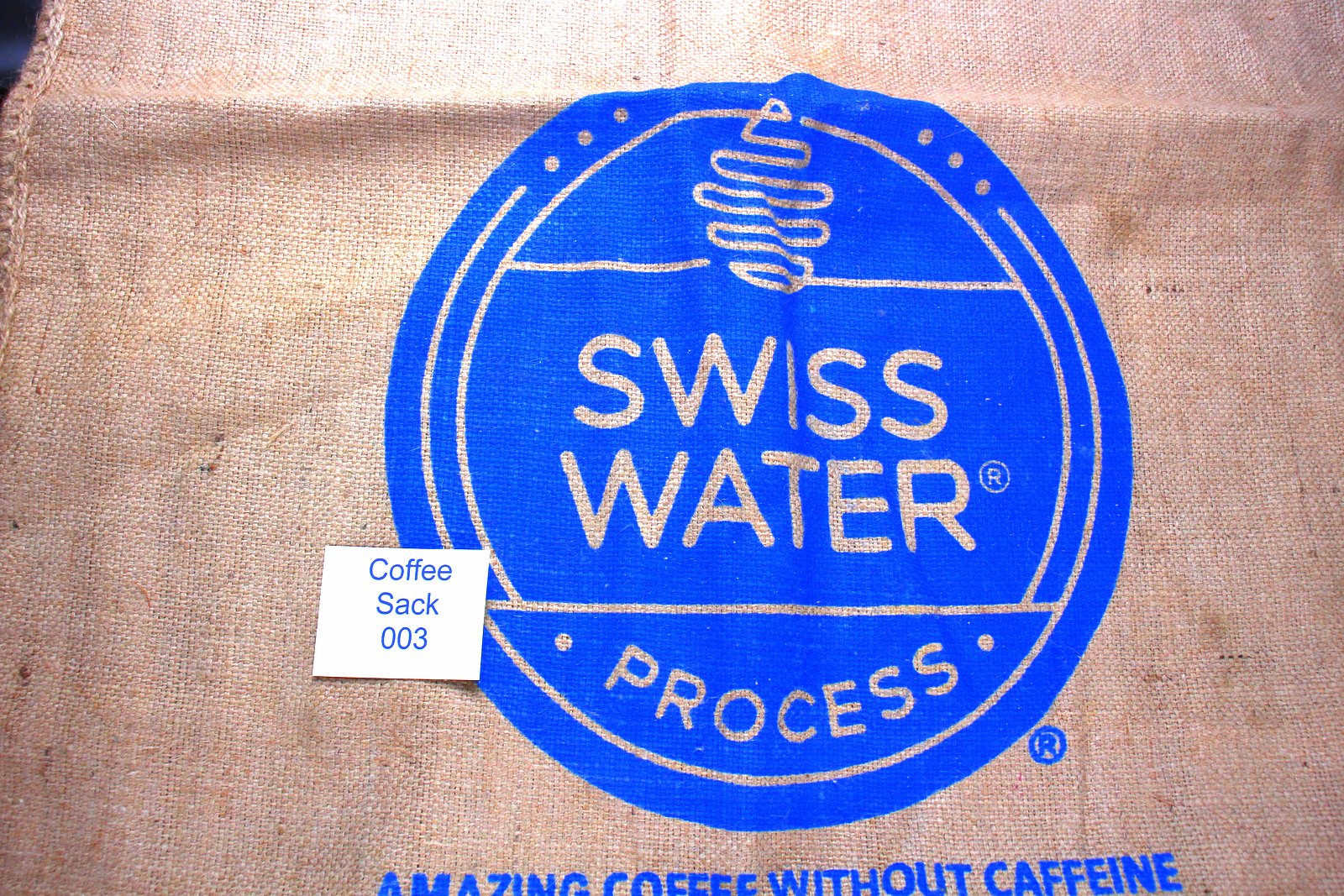 Decaffeinated Hessian Coffee Sack 003 Previously Held Green Beans Many Uses 003
