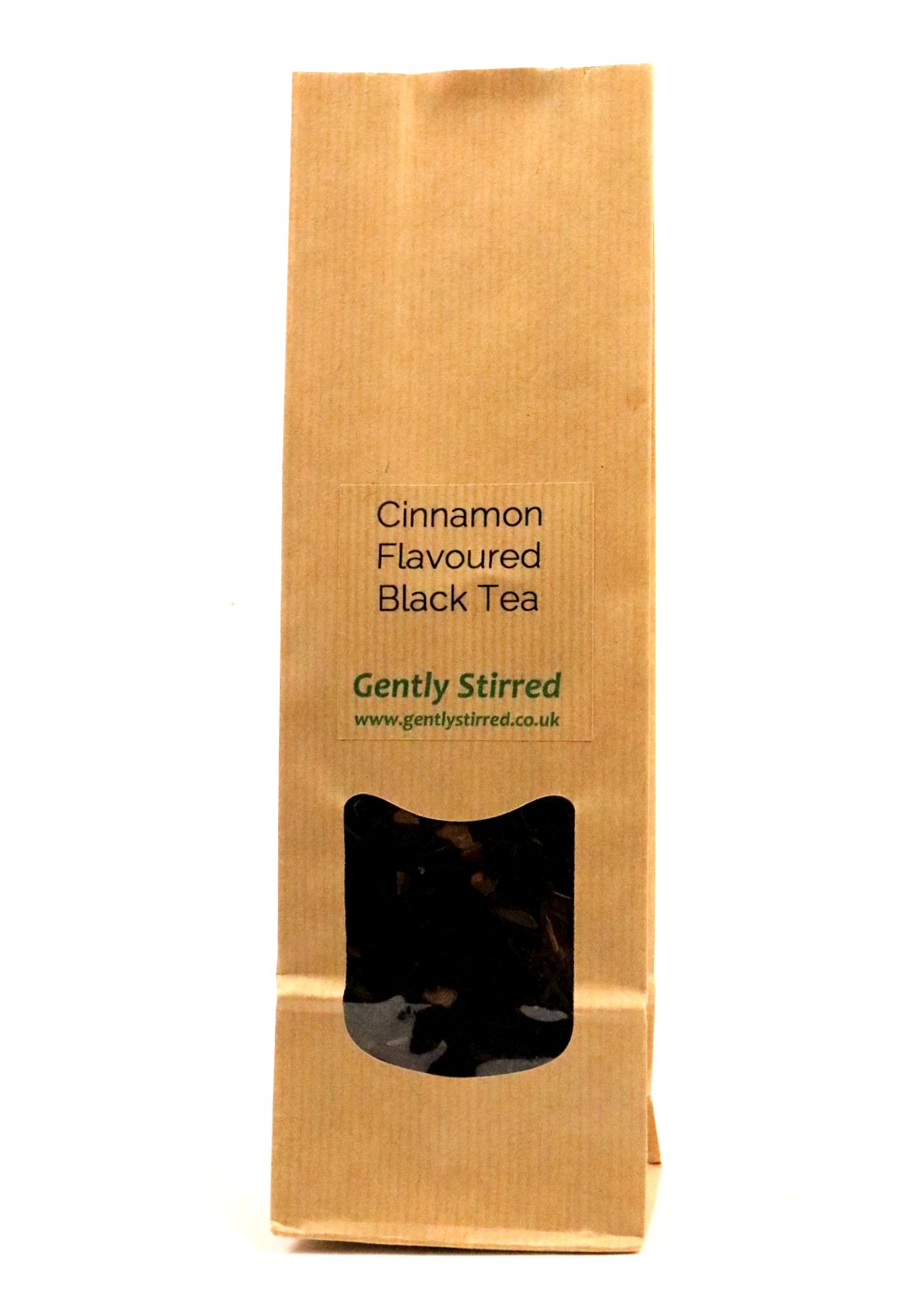 Cinnamon Flavoured Loose Leaf Black Tea Gently Stirred