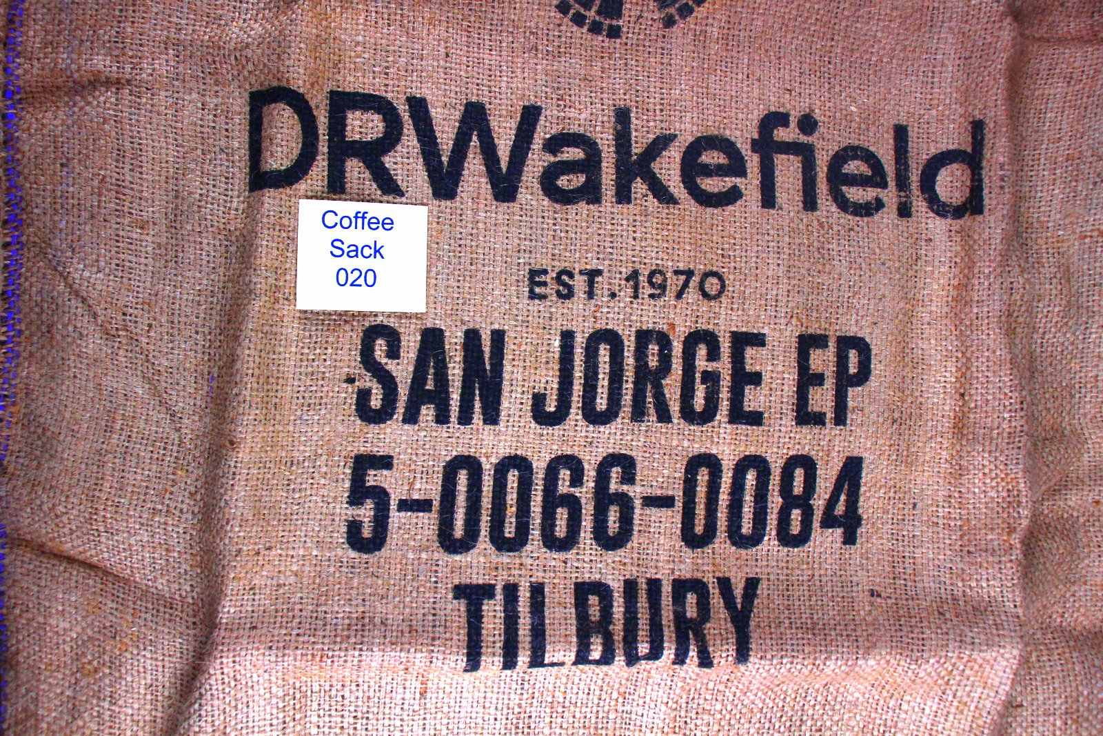 Costa Rican Hessian Coffee Sack 020 Previously Held Green Beans Many Uses 020