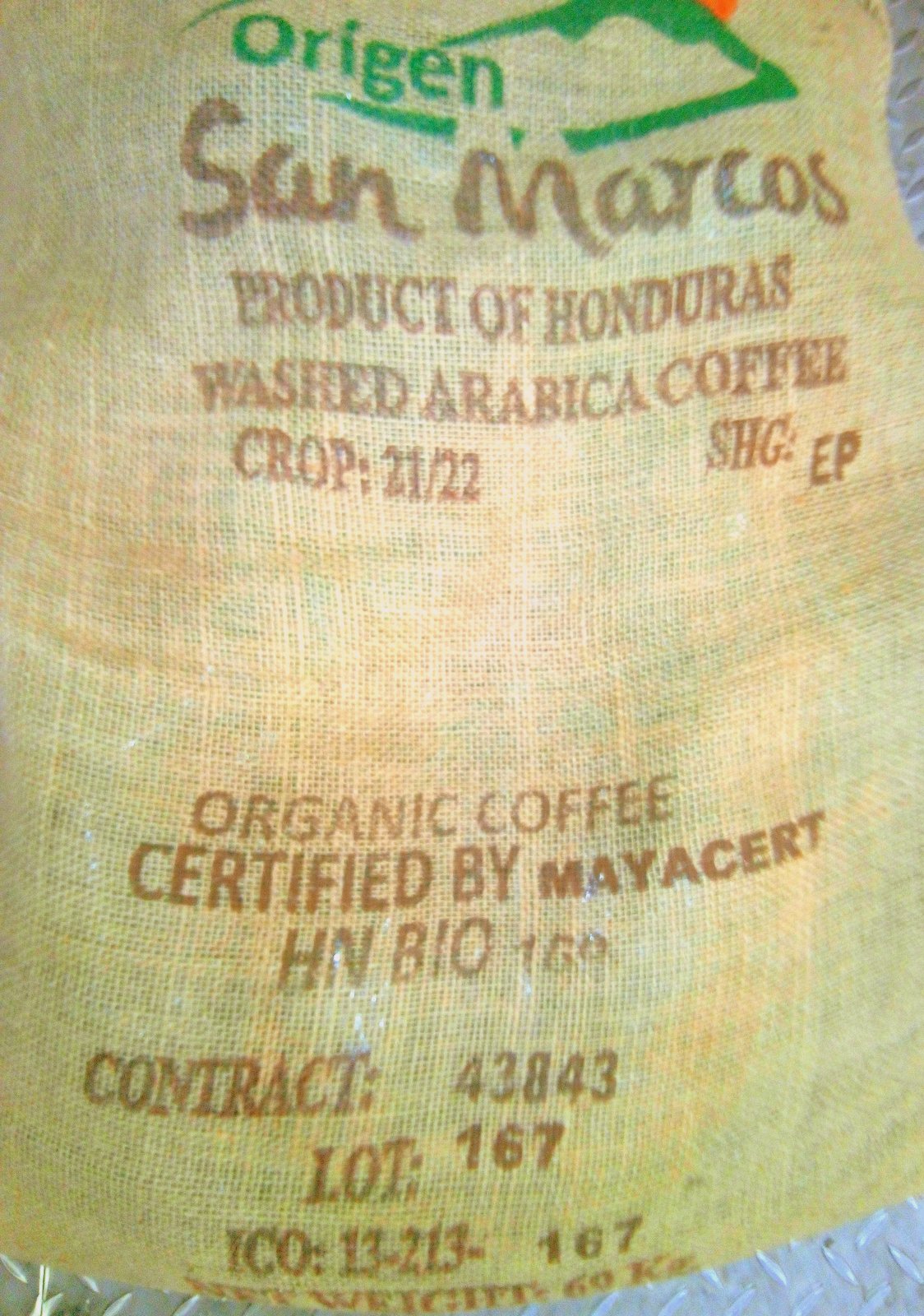 Honduras Gloria Maribel Orellana Fair Trade Whole Coffee Bean Speciality