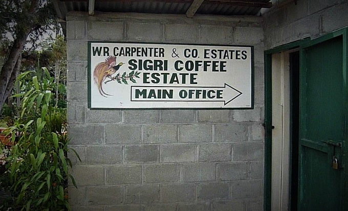 Papua New Guinea Sigri Estate Peaberry Whole Coffee Beans Excellent Medium Roast Coffee