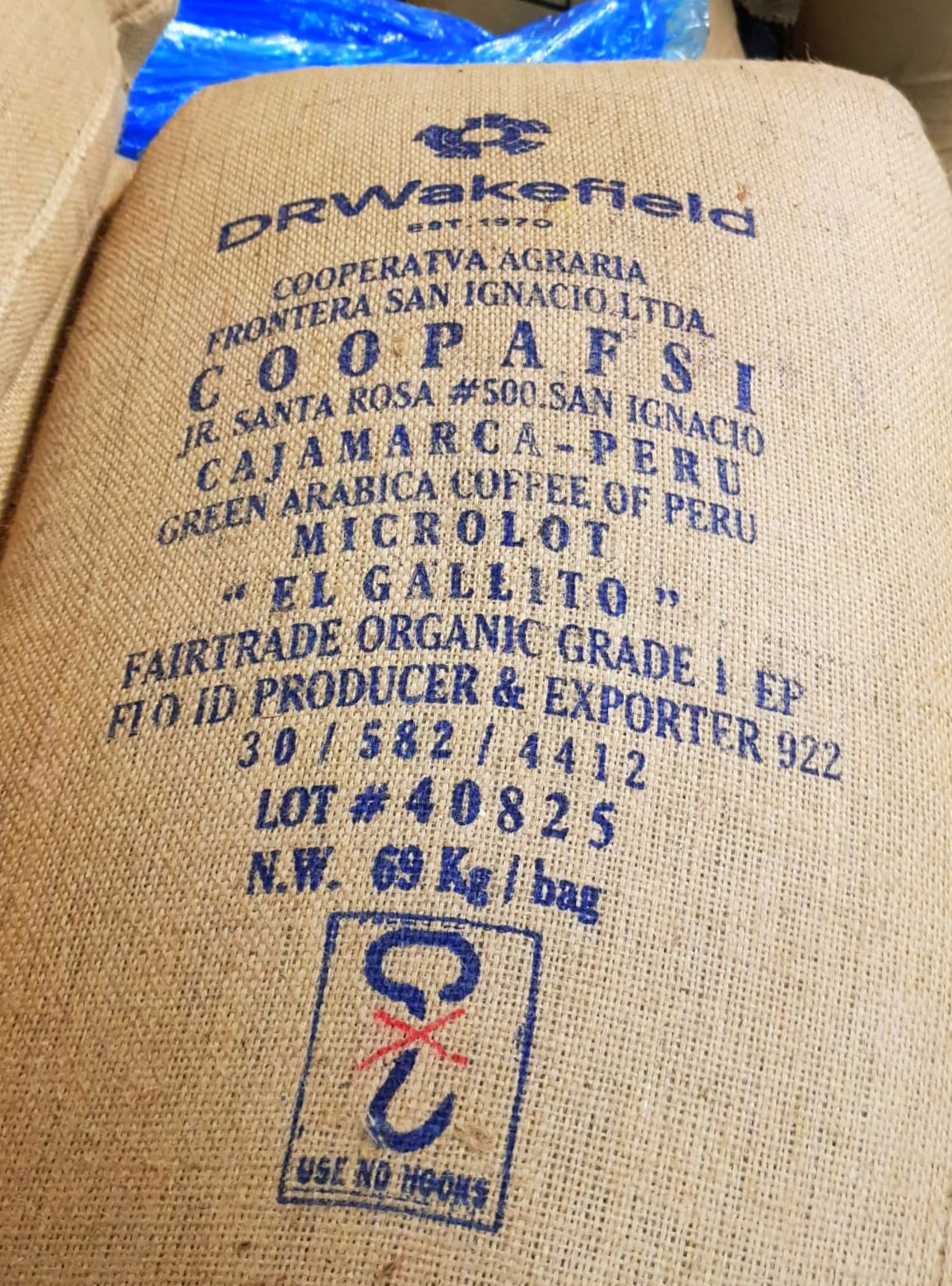 Peruvian El Gallito Fair Trade Medium Roast Whole Coffee Bean 1-2-1 Micro-lot