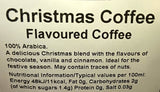 Chocolate Vanilla Cinnamon Christmas Flavoured Whole Coffee Beans Pure Arabica