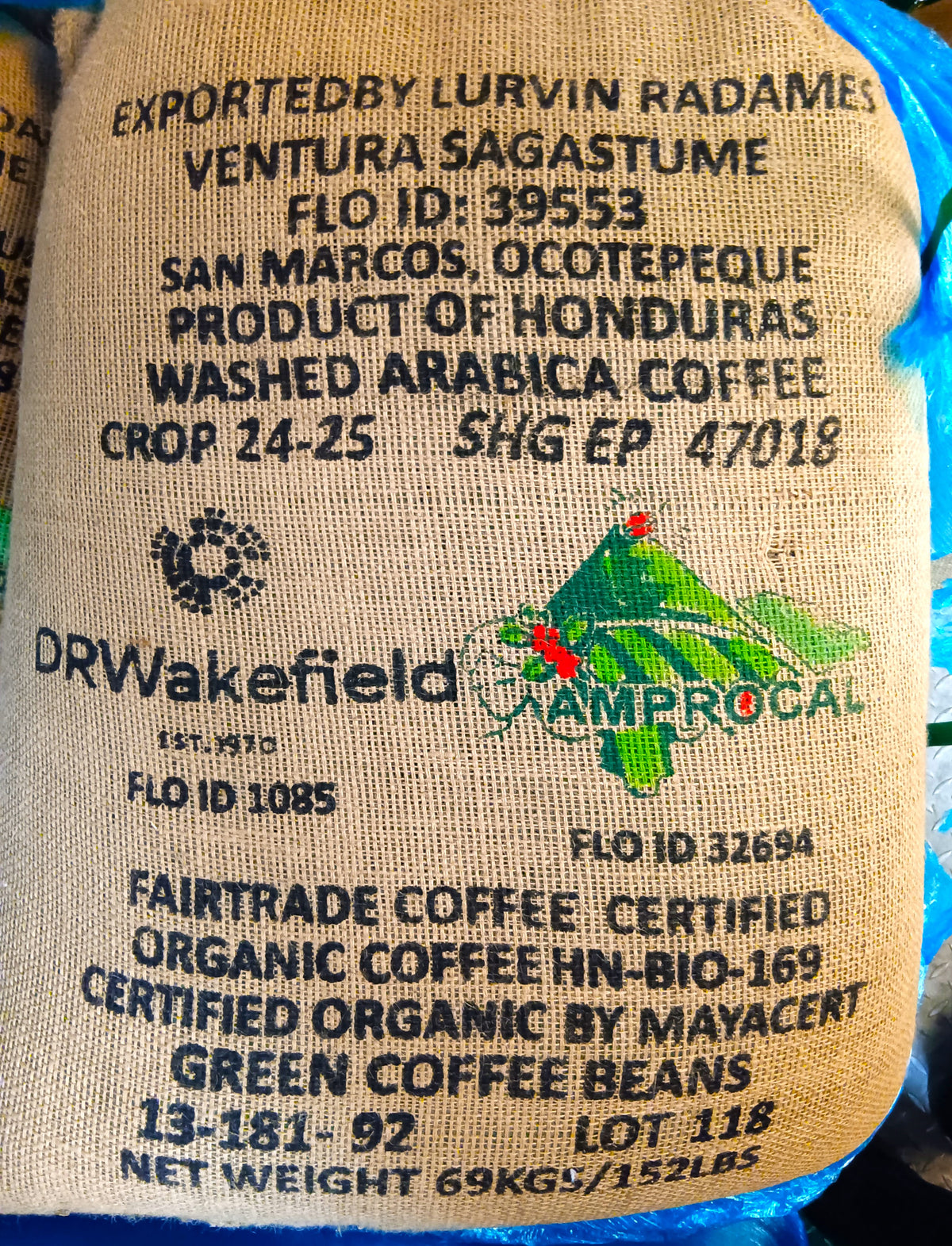 Ashwagandha Calm Focus Medium Dark Roast Honduras Amprocal SHG Washed Coffee Beans