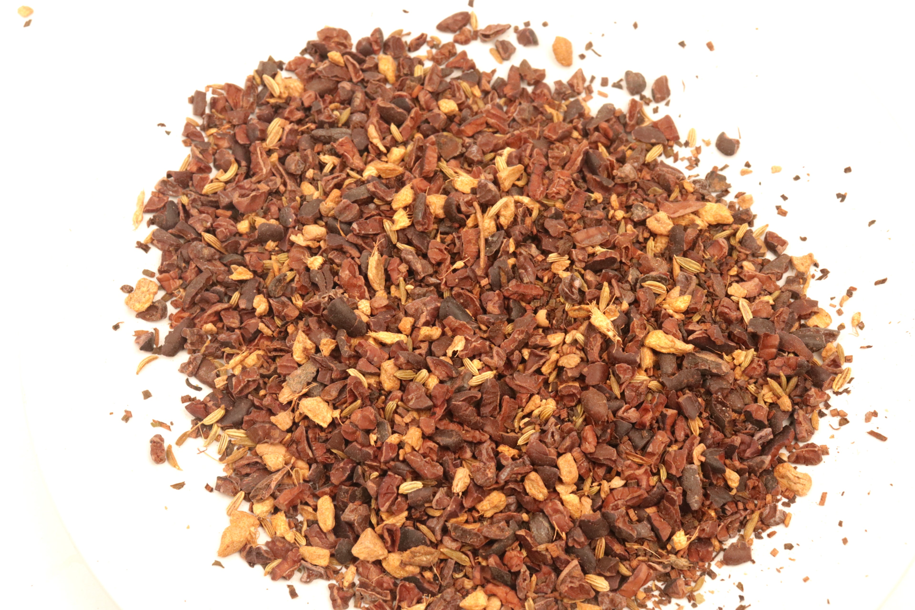 Ginger and Cacao Herbal Tea Healthy Spectacular Tasting Fantastic Drink