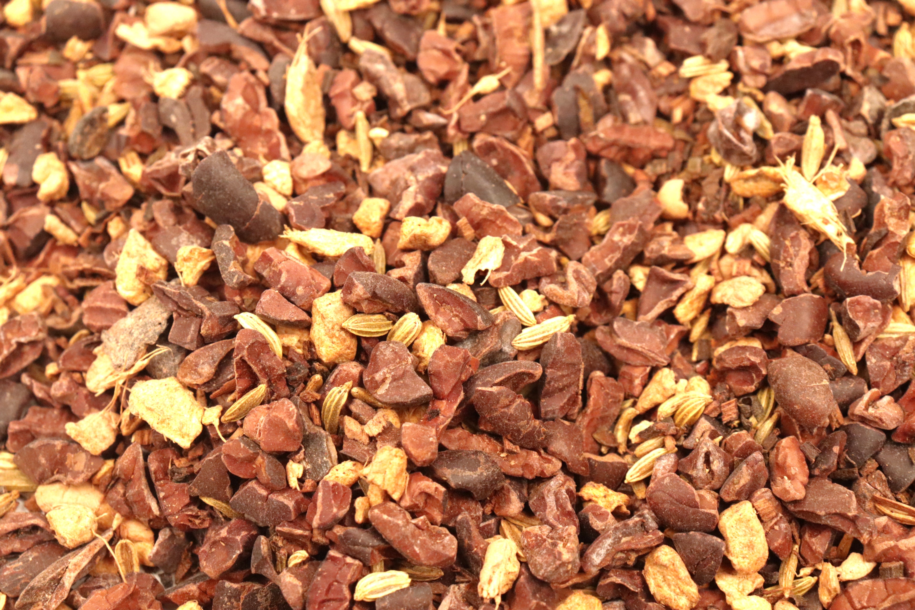 Ginger and Cacao Herbal Tea Healthy Spectacular Tasting Fantastic Drink