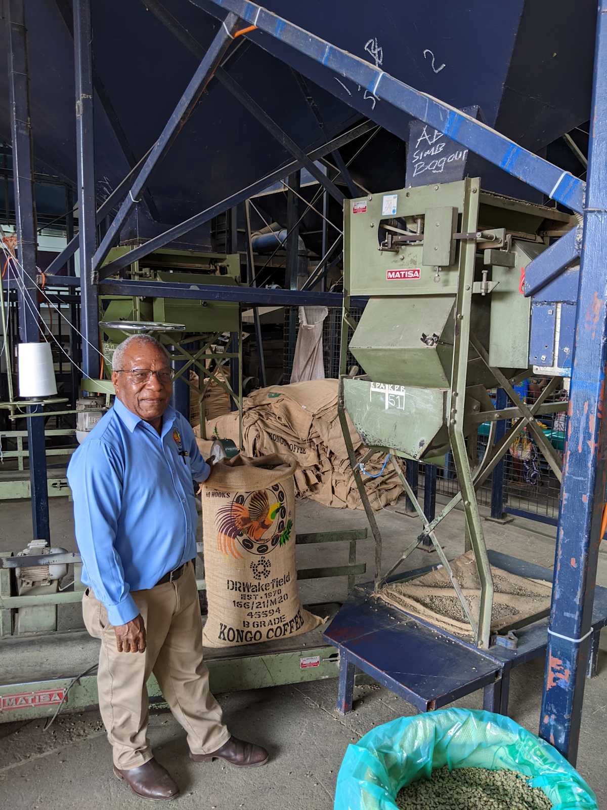 Papua New Guinea Kongo B Grade Whole Coffee Beans Excellent Medium Roast Coffee