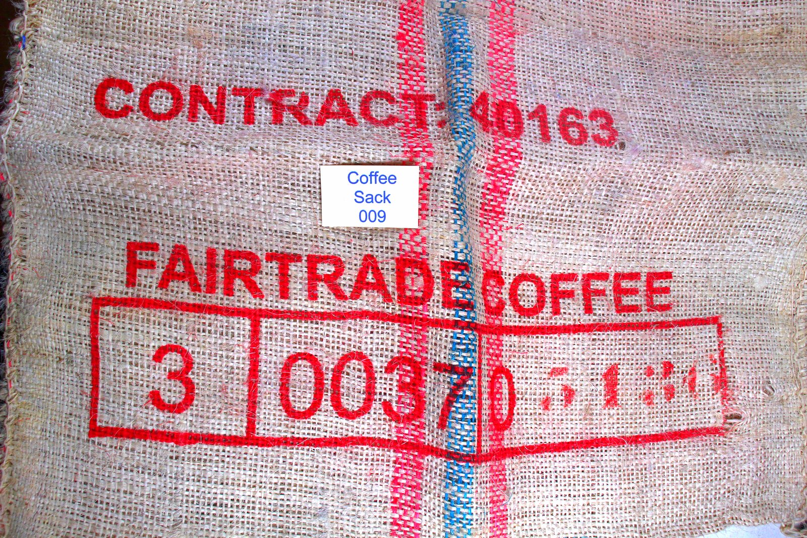 Colombian Hessian Coffee Sack 009 Previously Held Green Beans Many Uses 009