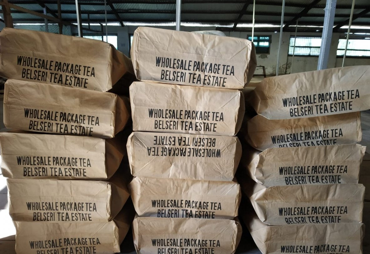 Assam Belseri Estate CTC Organic Fair Trade UTZ Loose Leaf Black Tea Gently Stirred