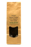Assam Belseri Estate CTC Organic Fair Trade UTZ Loose Leaf Black Tea Gently Stirred