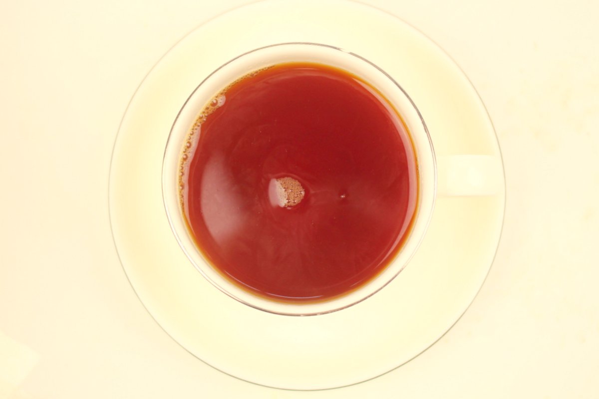 Assam Bukhial Estate CTC Loose Leaf Black Tea Gently Stirred