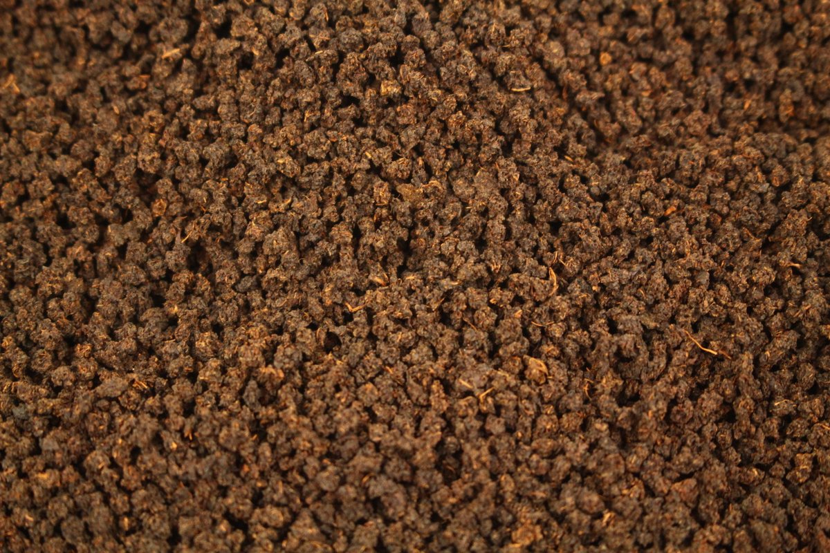 Assam Bukhial Estate CTC Loose Leaf Black Tea Gently Stirred