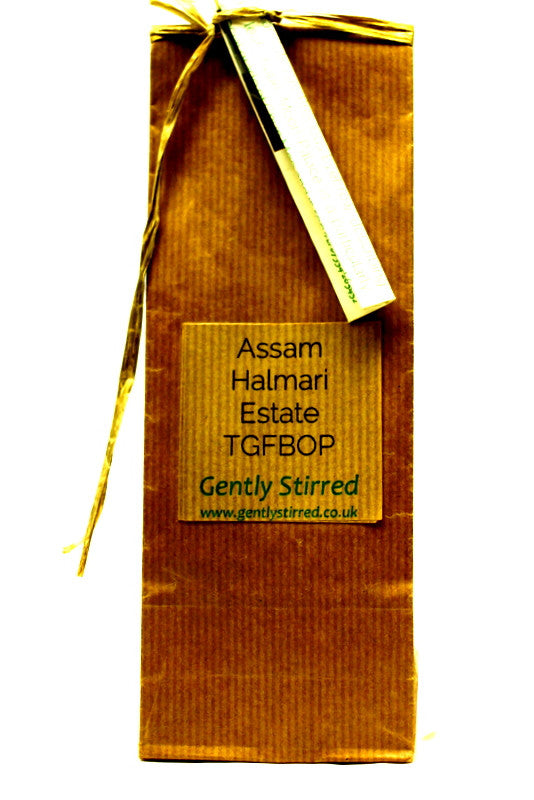 Assam - Halmari Estate -TGFBOP -  Award Winning - Loose Leaf Black Tea - Gently Stirred