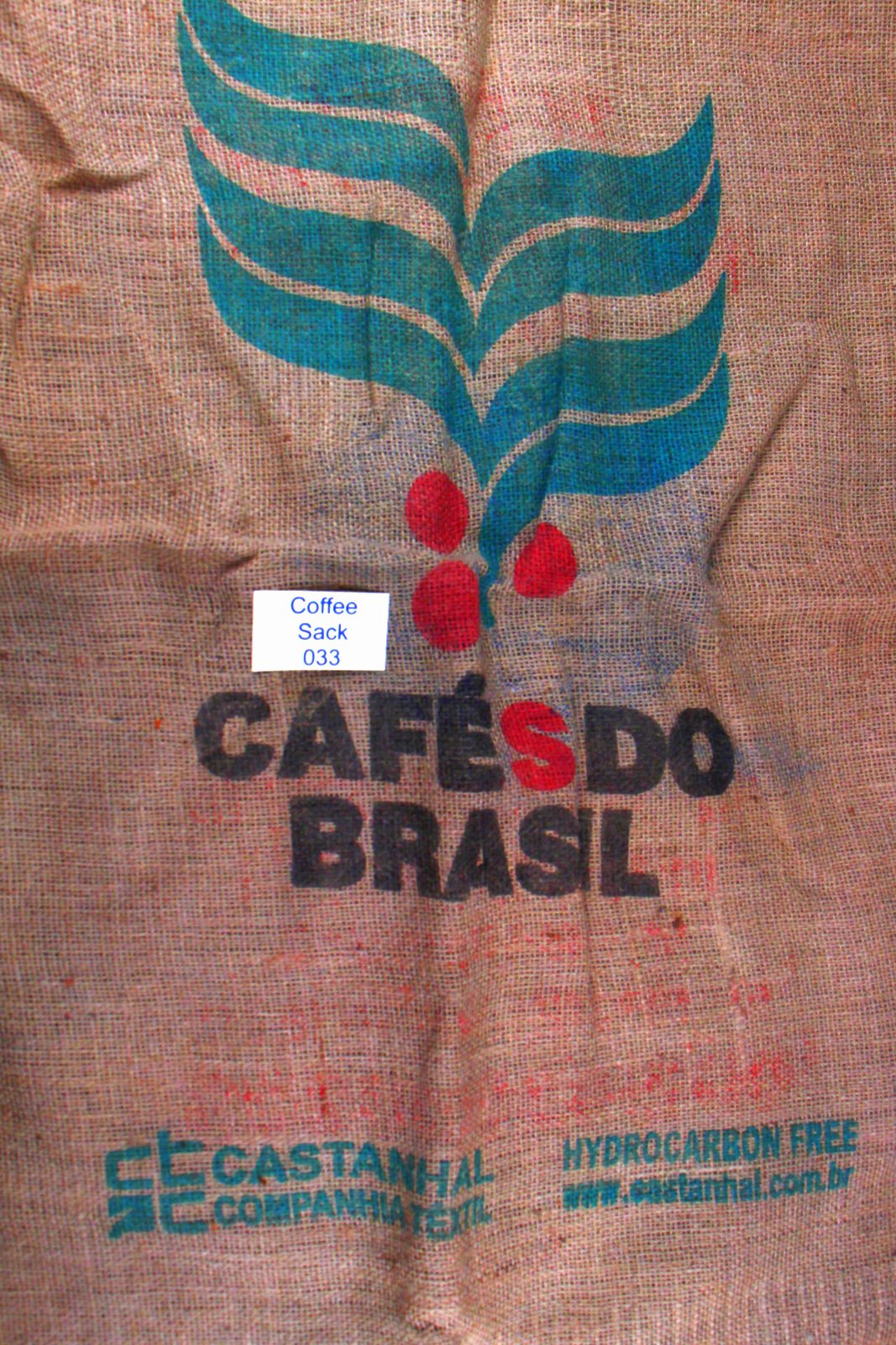Brazilian Hessian Coffee Sack 033 Previously Held Green Beans Many Uses 033