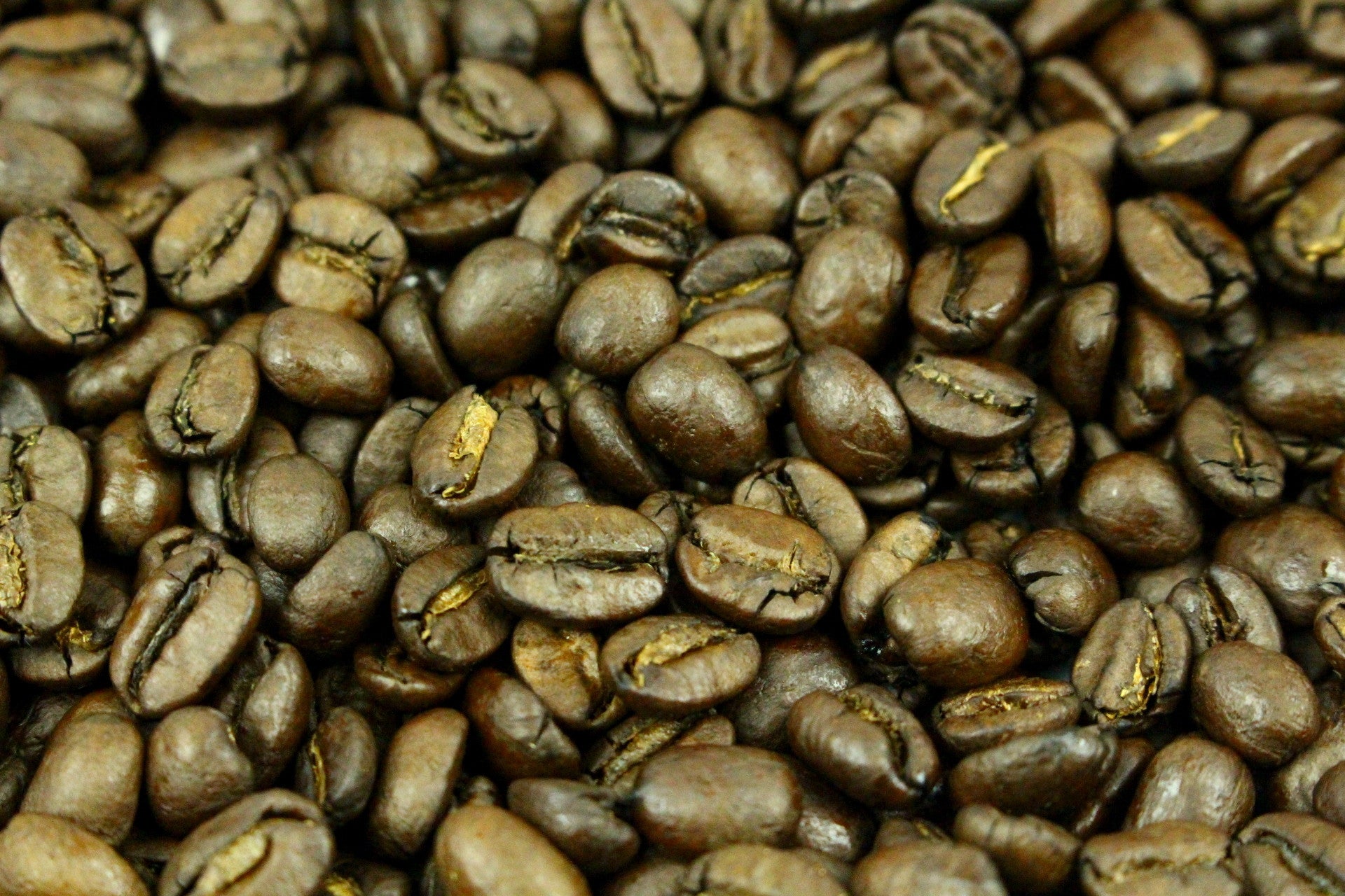 Brazilian Samba Natural Whole Coffee Beans Medium Roast Gently Stirred