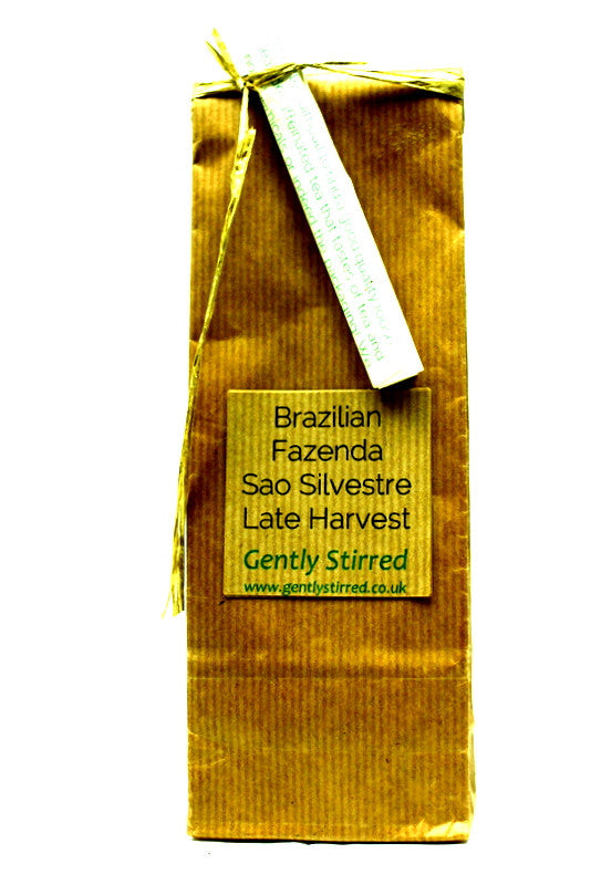 Brazilian Fazenda São Silvestre Late Harvest Medium Roasted Whole Coffee Beans - Gently Stirred