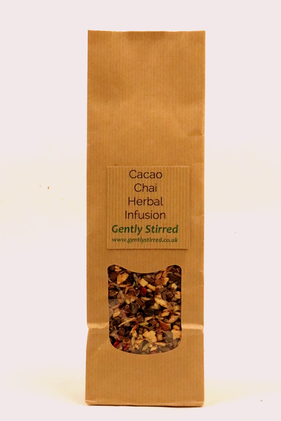 Cacao Chai Healthy Infusion Cinnamon Ginger Cloves Gently Stirred