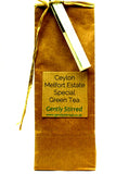 Ceylon - Melfort Estate - Special Green Tea -Voted Best Green Tea In Ceylon 2008 - Quality Brew - Gently Stirred