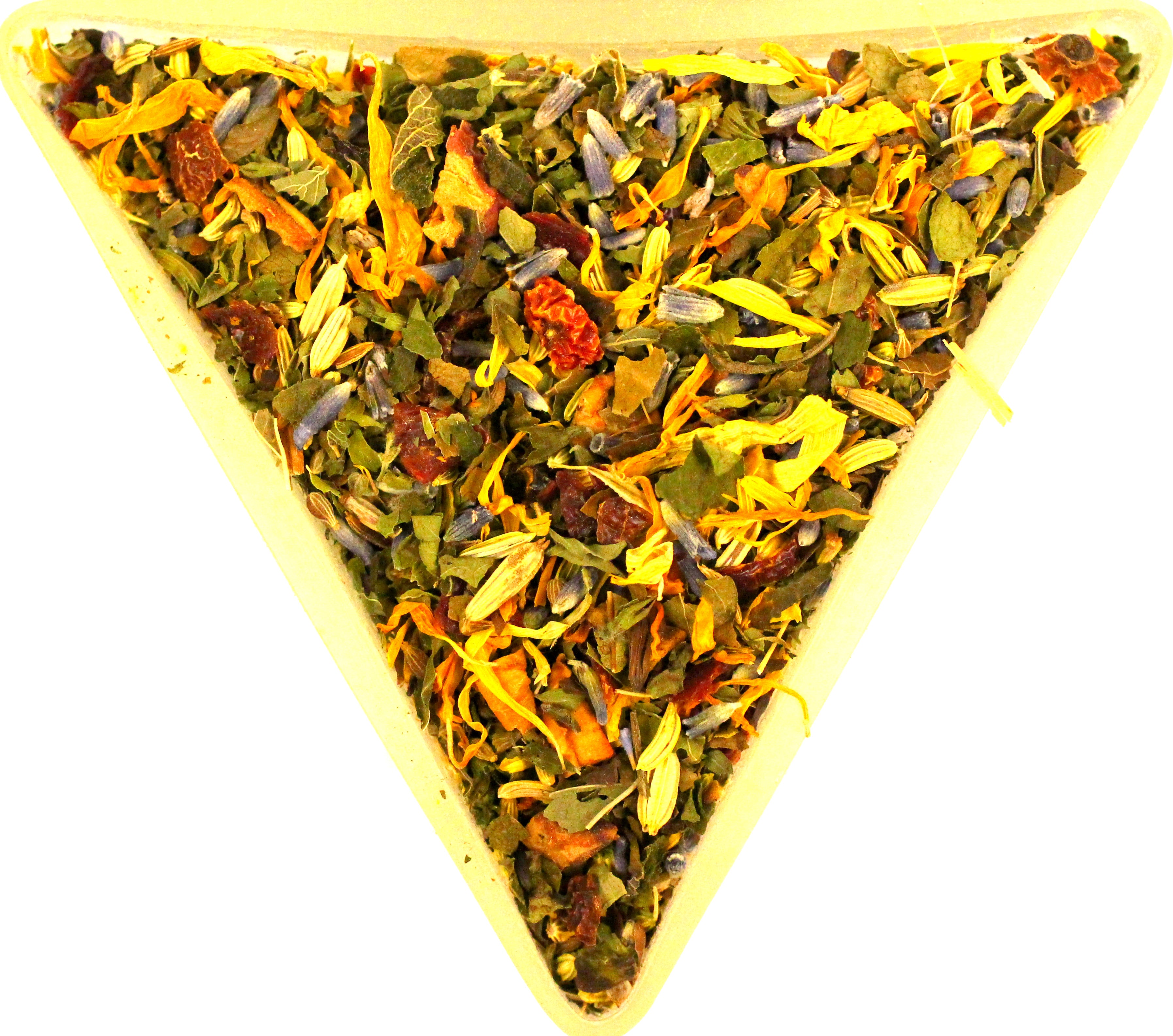 Chill Out Lavender Loose Leaf Herbal Tea Gently Stirred 