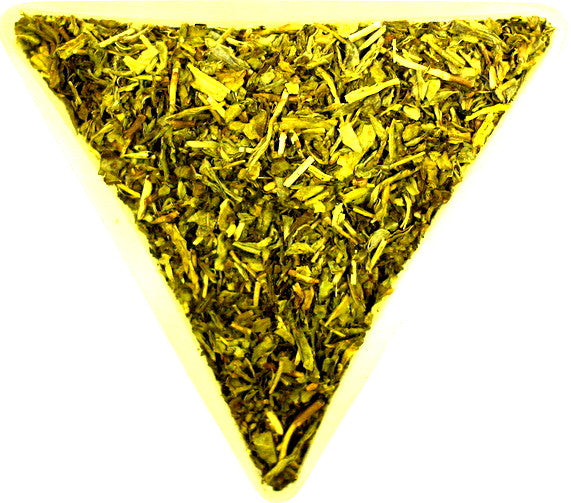 Chinese Sencha Decaffeinated Orange Pekoe Green Tea Gently Stirred