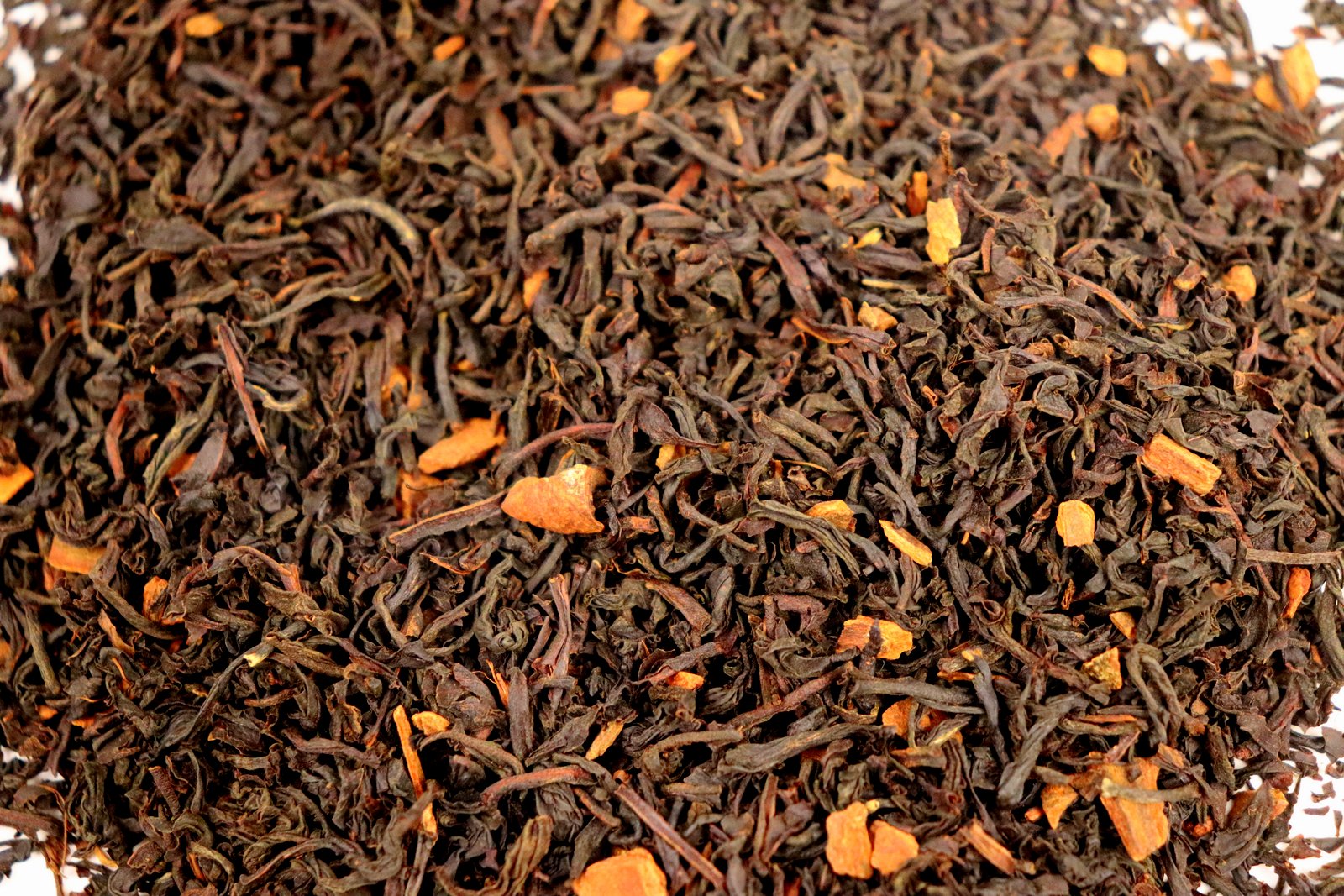 Cinnamon Flavoured Loose Leaf Black Tea Gently Stirred