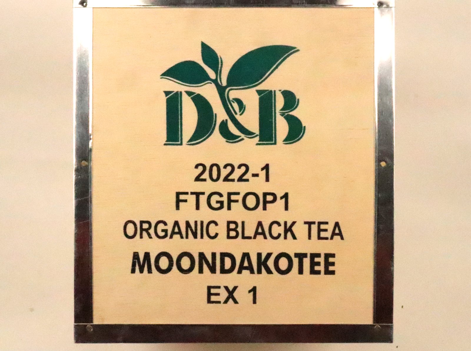 Darjeeling Moondakotee Early 1st Flush FTGFOP Grade 1 Flown In From India