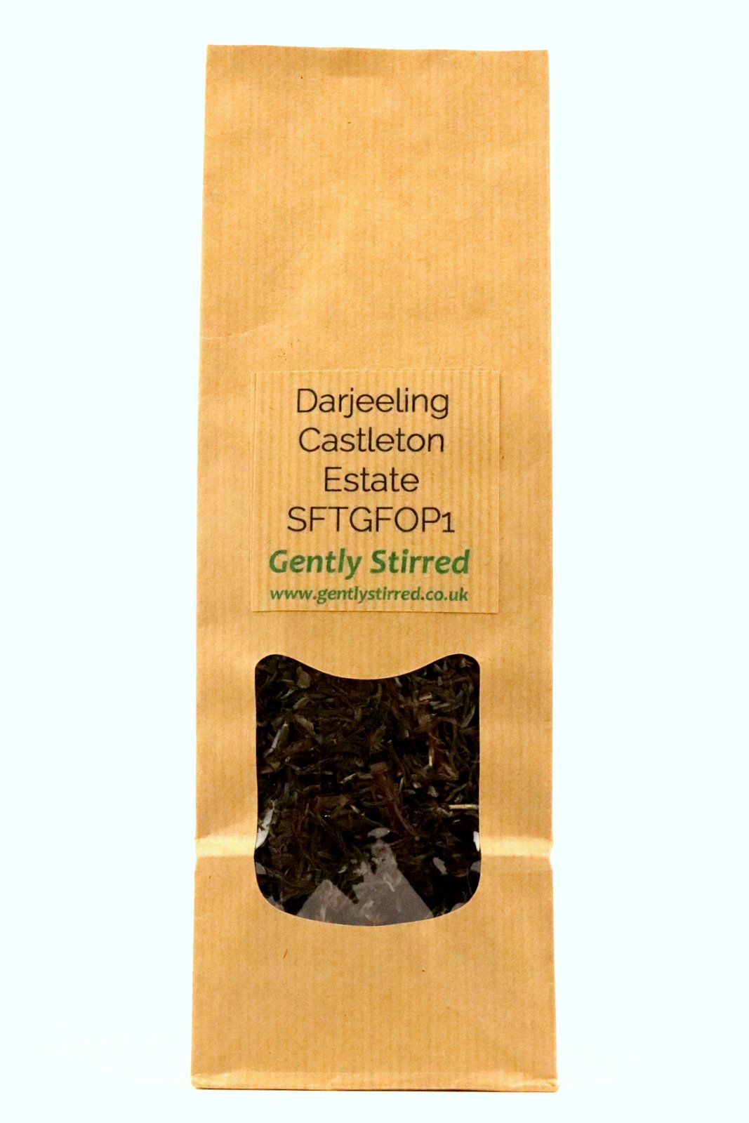Darjeeling Castleton Estate 1st Flush SFTGFOP Grade 1 Loose Leaf Tea Gently Stirred