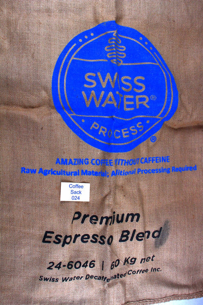 Decaffeinated Hessian Coffee Sack 024 Previously Held Green Beans Many Uses 024