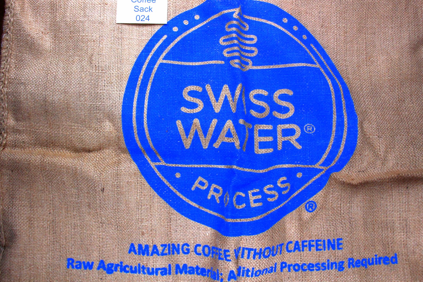 Decaffeinated Hessian Coffee Sack 024 Previously Held Green Beans Many Uses 024