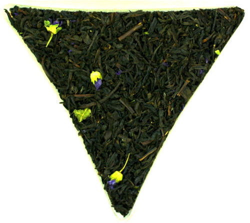 Earl Grey Blue Lady Citrus Special Loose Leaf Black Tea Gently Stirred