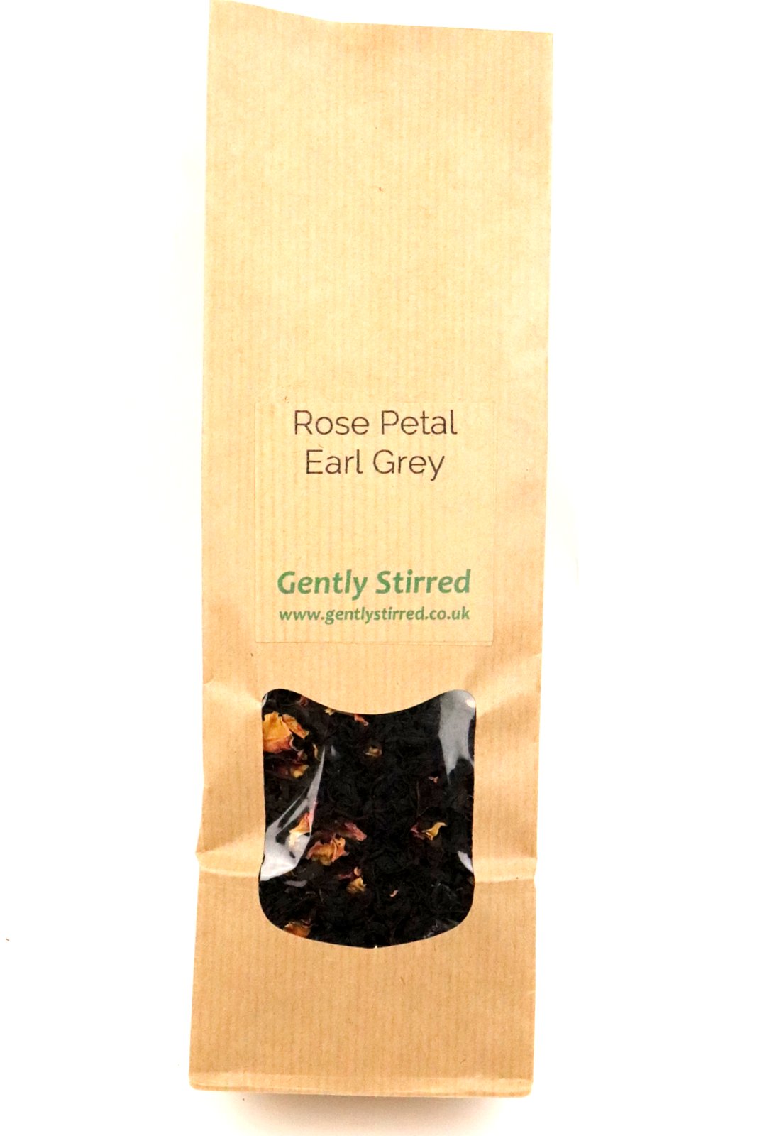 Earl Grey Rose Loose Leaf Black Tea Gently Stirred
