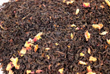 Earl Grey Rose Loose Leaf Black Tea Gently Stirred