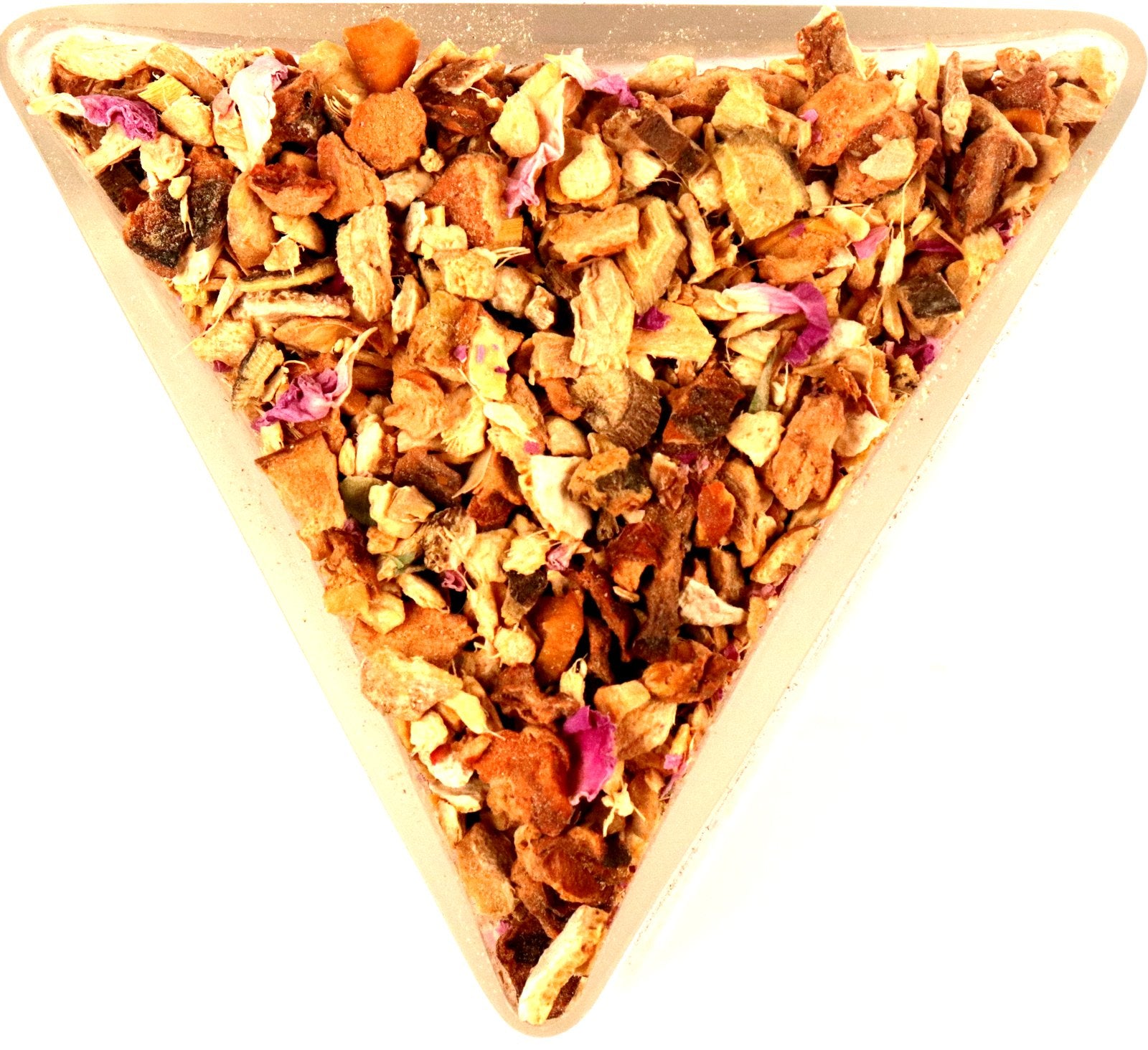 Ginger Dream Natural Herbal Tea Blend Caffeine Free Ginger Liquorice Apple Pink Rose