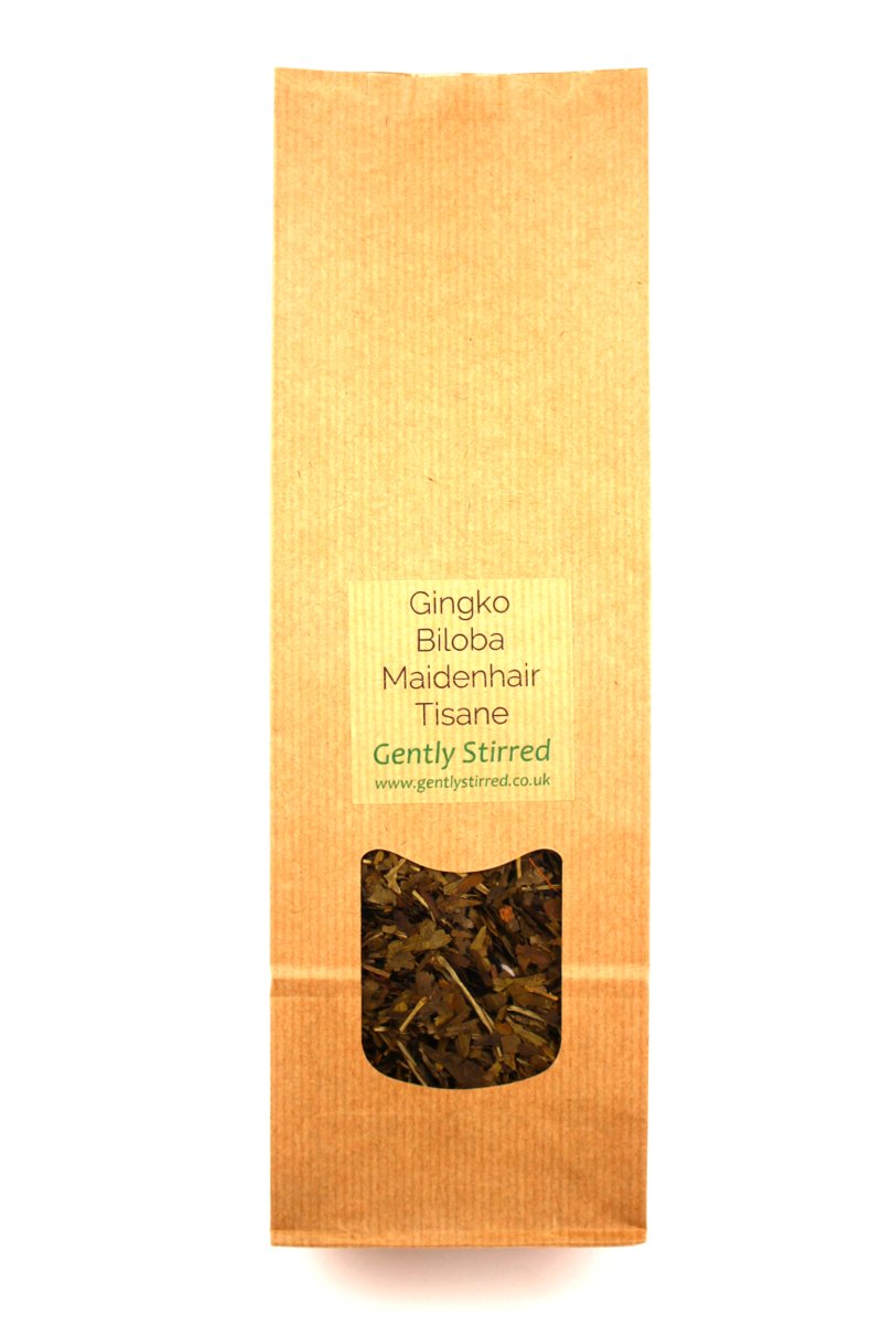 Ginkgo Biloba Maidenhair Healthy Infusion Raynaud's Parkinson's Gently Stirred