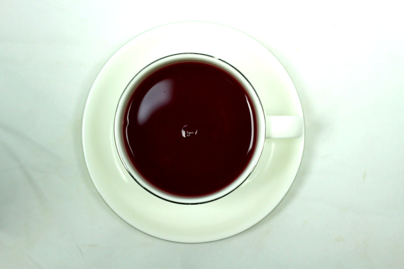 Hibiscus Flower Cut Healthy Caffeine Free Tea Tisane Gently Stirred