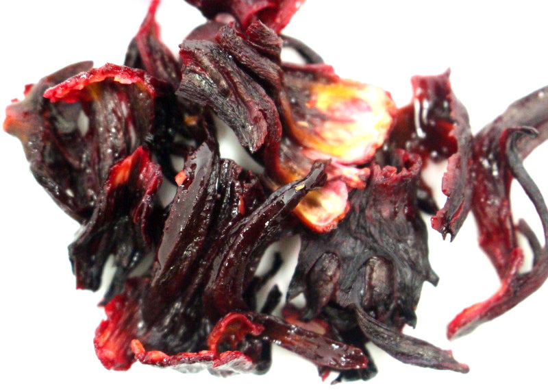 Hibiscus Flower Cut Healthy Caffeine Free Tea Tisane Gently Stirred