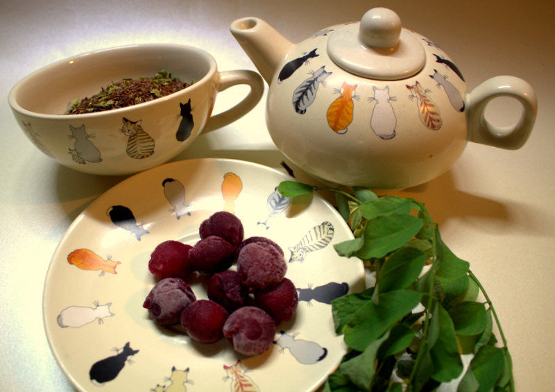 Rooibos Cherry And Moringa Leaf No Caffeine Gently Stirred