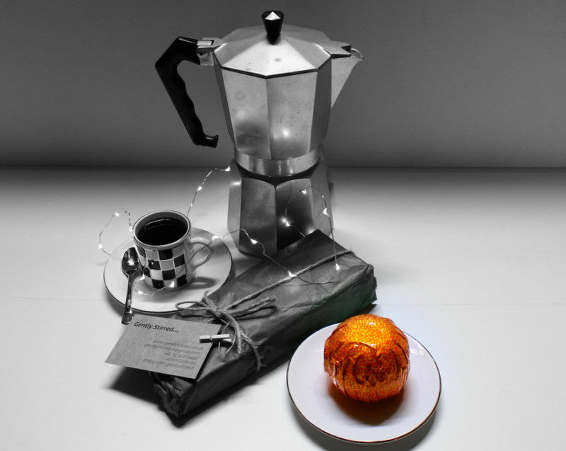 Chocolate Orange Flavoured Whole Coffee Beans 100% Pure Arabica Beans Best Quality - Gently Stirred