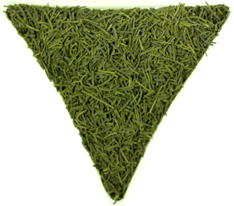 Japanese Kokeicha Loose Leaf Green Tea Shade Grown For Low Astringency Also Low Caffeine Gently Stirred
