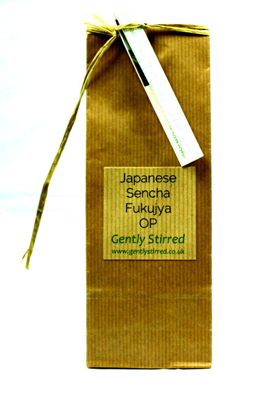 Japanese Sencha Fukujya - Orange Pekoe - Loose Leaf - Green Tea - A Perfect Taste Of Japan Traditional - Gently Stirred