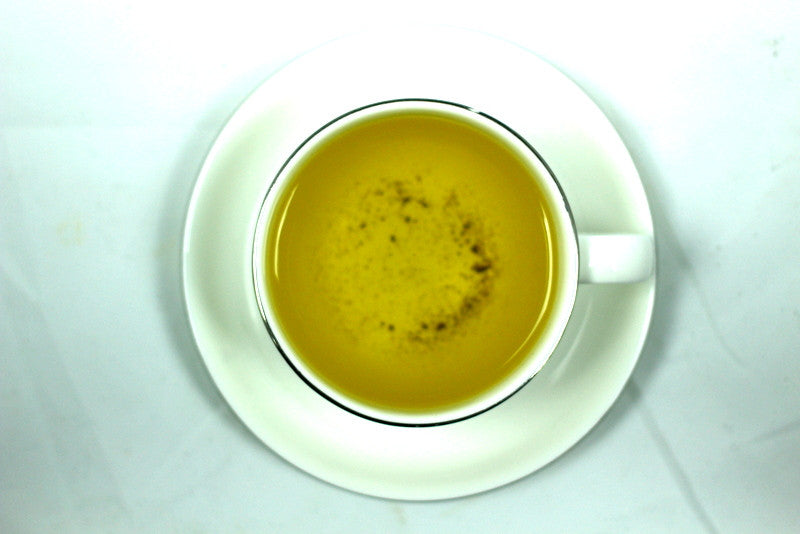 Sencha Japanese Wild Cherry Tea Gently Stirred