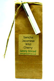 Sencha Japanese Wild Cherry Tea Gently Stirred