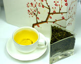 Sencha Japanese Wild Cherry Tea Gently Stirred