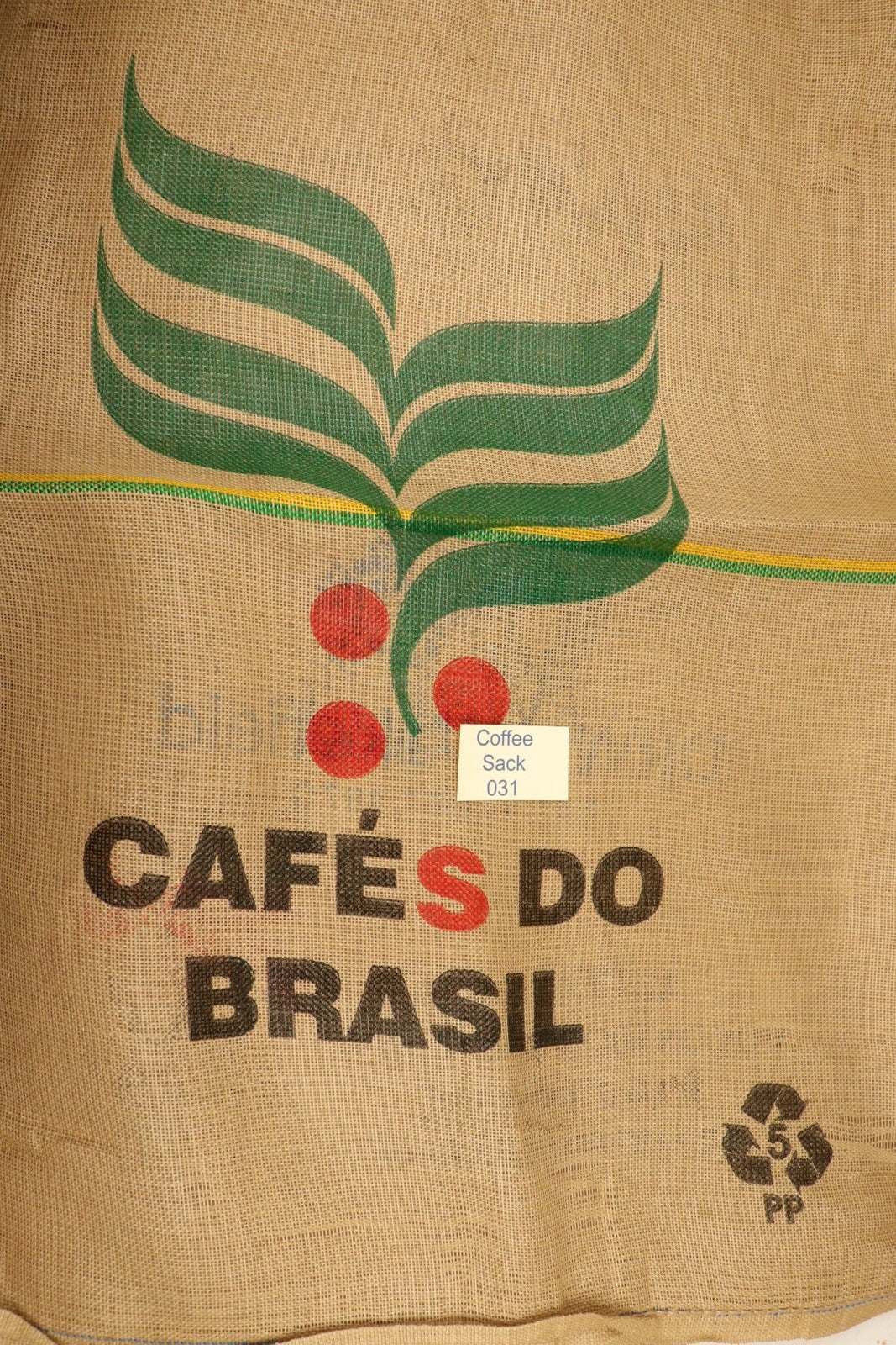 Brazilian Hessian Coffee Sack 031 Previously Held Green Beans Many Uses 031
