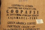 Peruvian Hessian Coffee Sack 032 Previously Held Green Beans Many Uses 032