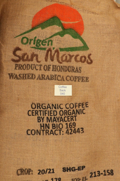 Honduran Hessian Coffee Sack 040 Previously Held Green Beans Many Uses 040