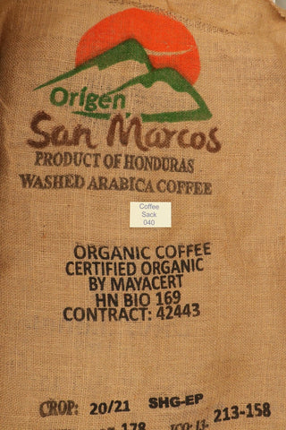 Honduran Hessian Coffee Sack 040 Previously Held Green Beans Many Uses 040