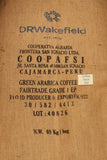 Peruvian Hessian Coffee Sack 042 Previously Held Green Beans Many Uses 042