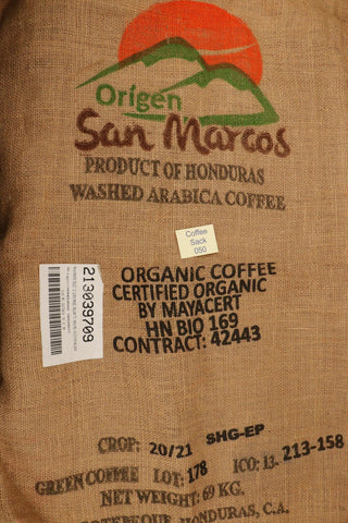 Honduran Hessian Coffee Sack 050 Previously Held Green Beans Many Uses 050